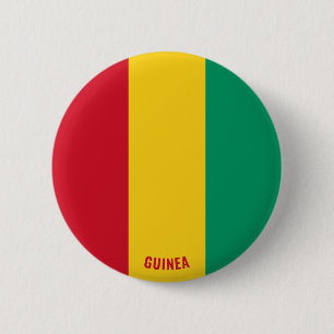 Guinese vlag Charmante Patriottische Button