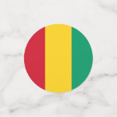 Guinese vlag confetti (Kleine voorkant)