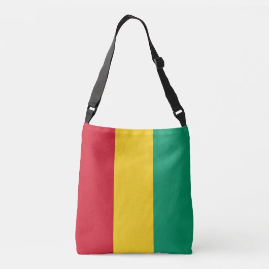 Guinese vlag crossbody tas (Achterkant)