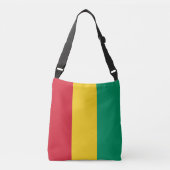 Guinese vlag crossbody tas (Voorkant)