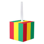 Guinese vlag decoratie (Achter hoekig)