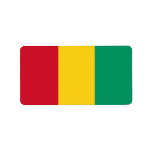 Guinese vlag etiket
