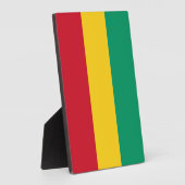 Guinese vlag fotoplaat (Zijkant)