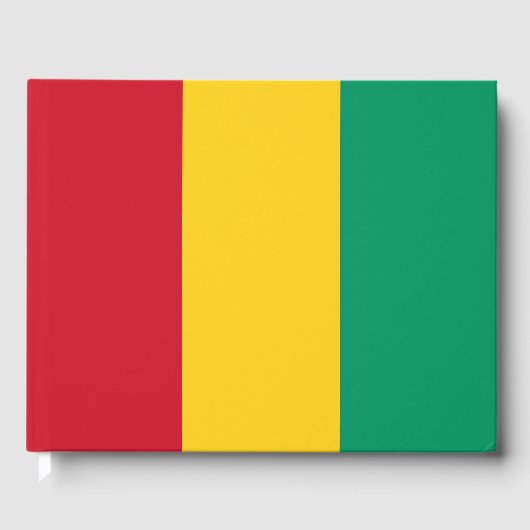 Guinese vlag gastenboek (Voorkant)