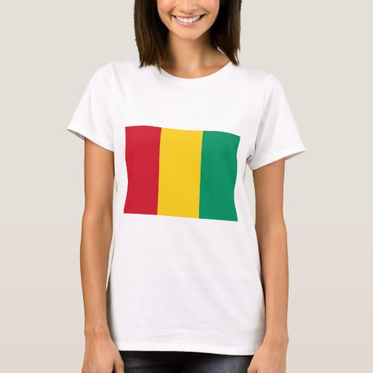 Guinese vlag GN T-shirt (Voorkant)