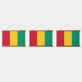 Guinese vlag hangend wandkleed (Driedubbel)