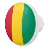 Guinese vlag keramische knop (Rechts)
