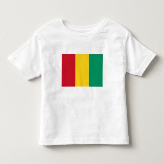 Guinese vlag kinder shirts (Voorkant)