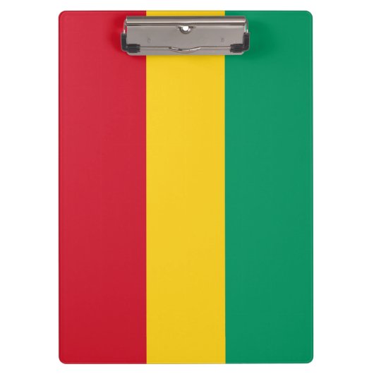 Guinese vlag klembord (Voorkant)