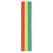 Guinese vlag korte tafelloper (Voorkant)