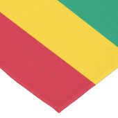Guinese vlag korte tafelloper (Hoek)