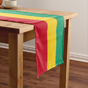 Guinese vlag korte tafelloper