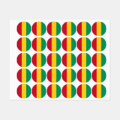 Guinese vlag labels (Vel)