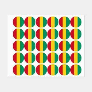 Guinese vlag labels