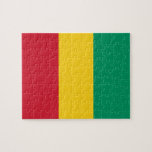 Guinese vlag legpuzzel<br><div class="desc">Een ideaal geschenk voor al diegenen die patriottisch zijn van hun land!</div>