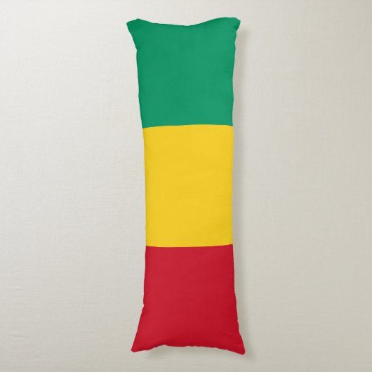 Guinese vlag lichaamskussen (Voorkant Verticaal)
