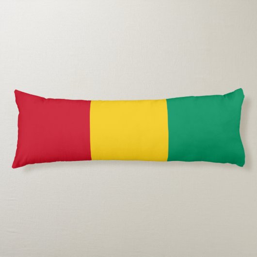 Guinese vlag lichaamskussen (Voorkant)