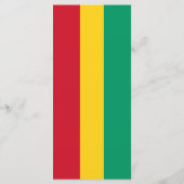 Guinese vlag menu (Achterkant)
