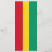 Guinese vlag menu (Voorkant)