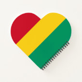 Guinese vlag notitieboek (Achterkant)