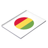 Guinese vlag notitieboek (Linkerzijde)