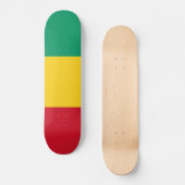 Guinese vlag persoonlijk skateboard (Voorkant)