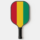 Guinese vlag pickleball paddle (Voorkant)