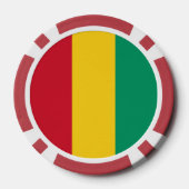 Guinese vlag poker chips (Achterkant)