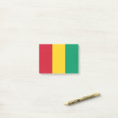 Guinese vlag post-it® notes (Op bureau)