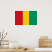 Guinese vlag poster (Keuken)