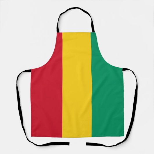 Guinese vlag schort (Voorkant)