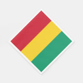 Guinese vlag servet (Hoek)