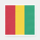 Guinese vlag servet (Voorkant)