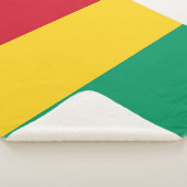Guinese vlag sherpa deken (3/4)