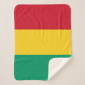 Guinese vlag sherpa deken (Voorkant)