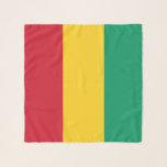 Guinese vlag sjaal<br><div class="desc">Patriottische vlag van Guinee.</div>
