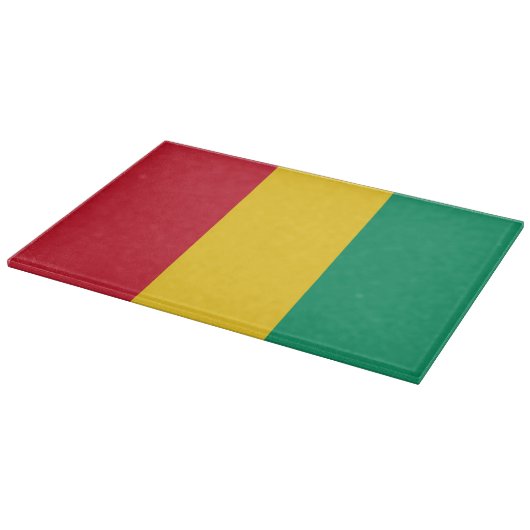 Guinese vlag snijplank (Hoek)