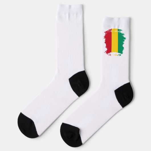 Guinese vlag sokken (Links)
