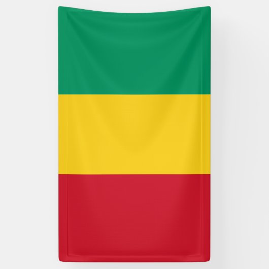 Guinese vlag spandoek (Verticaal)