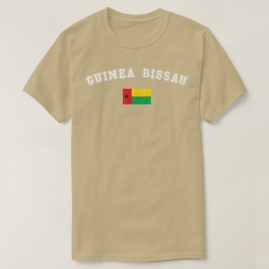 Guinese vlag Sport Competition Pride Vacation Souv T-shirt (Design voorkant)