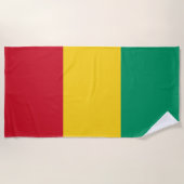 Guinese vlag strandlaken (Voorkant)