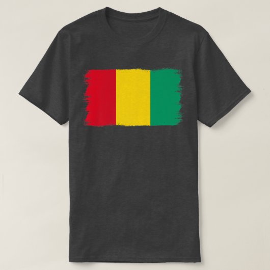 Guinese vlag t-shirt (Design voorkant)