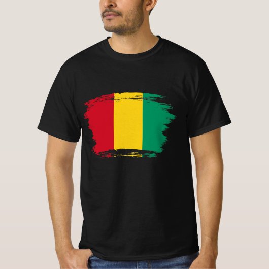 Guinese vlag t-shirt (Voorkant)