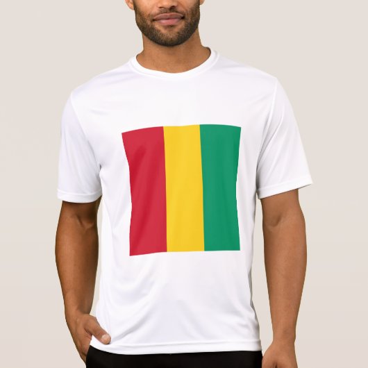 Guinese vlag t-shirt (Voorkant)