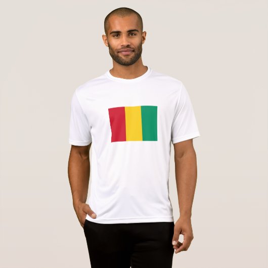 Guinese vlag t-shirt (Voorkant volledig)
