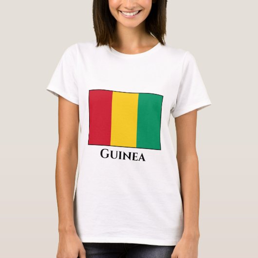 Guinese vlag t-shirt (Voorkant)