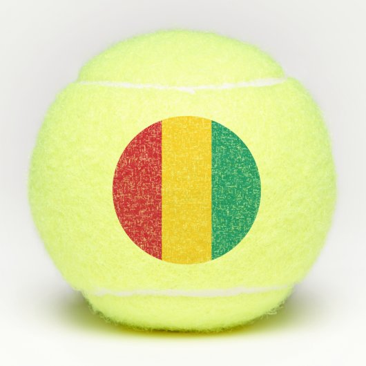 Guinese vlag tennisballen (Voorkant)