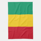 Guinese vlag theedoek (Verticaal)
