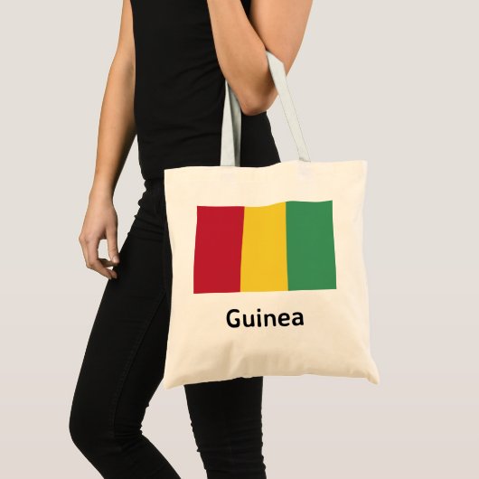 Guinese vlag tote bag (Voorkant (product))