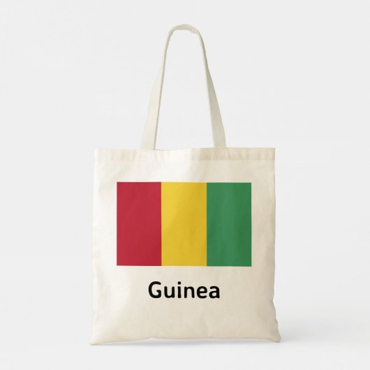 Guinese vlag tote bag (Achterkant)